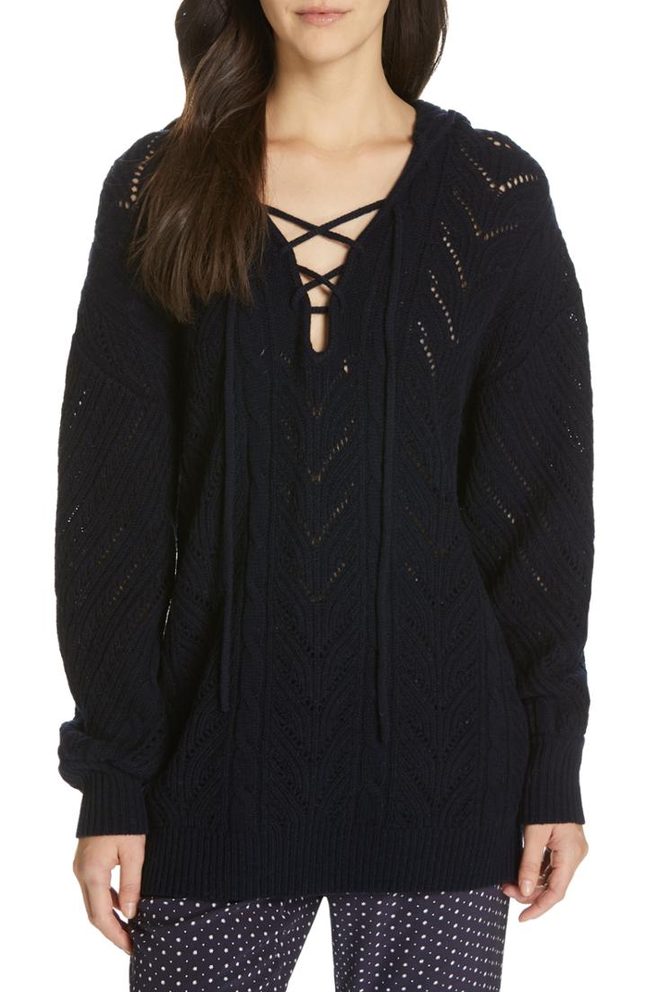 Women's Joie Maira Hooded Sweater - Blue