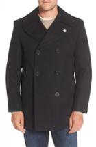 Men's Cole Haan Wool Peacoat - Black