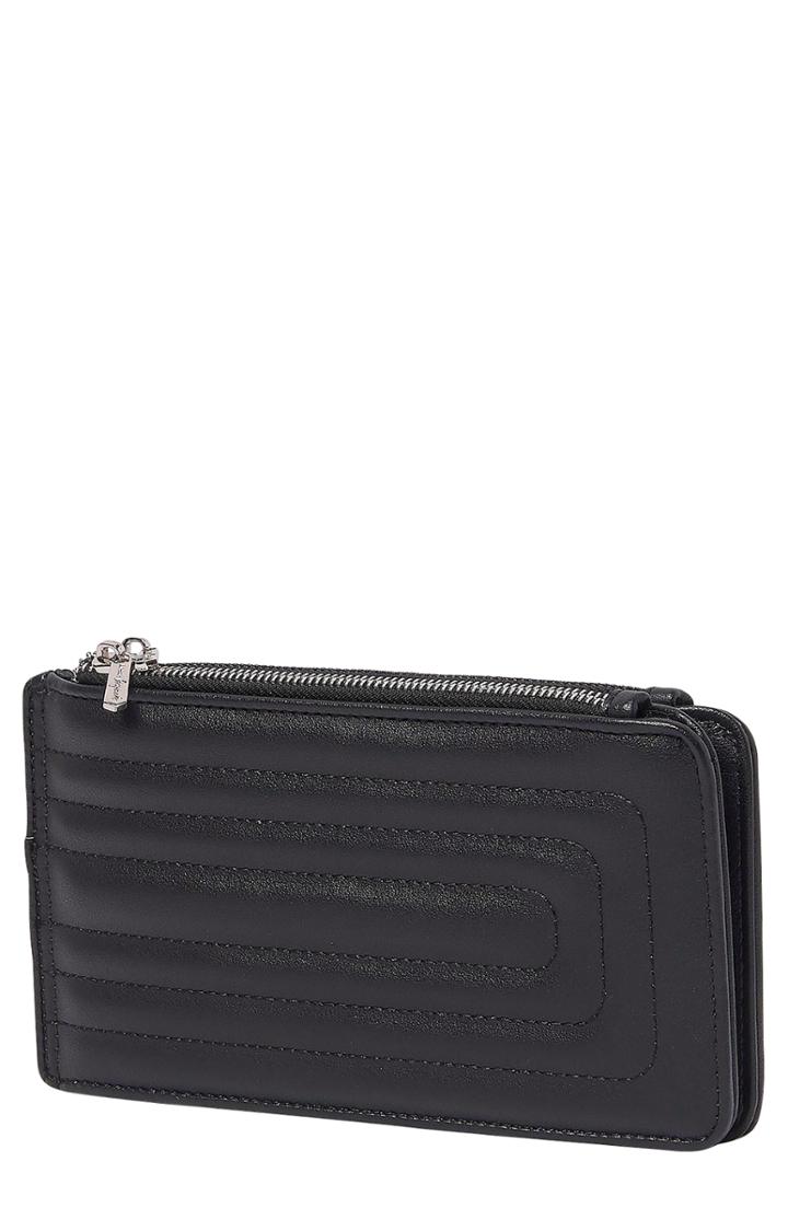 Women's Urban Originals Imagine Quilted Vegan Leather Wallet - Black