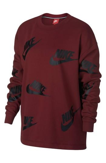 Women's Nike Sportswear Futura Women's Crewneck Sweatshirt - Red