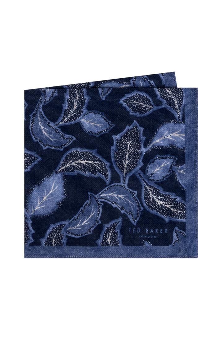 Men's Ted Baker London Paisley Leaf Wool Pocket Square