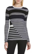 Women's Equipment Desmond Stripe Wool Sweater, Size - Blue