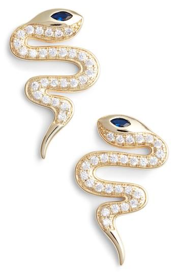 Women's Melinda Maria Snake Earrings