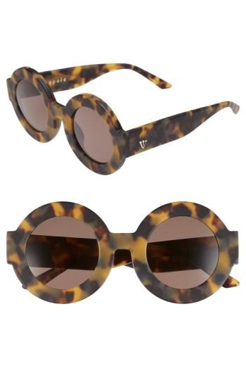 Women's Valley 'scapula' 45mm Round Sunglasses -