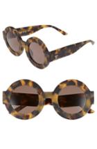 Women's Valley 'scapula' 45mm Round Sunglasses -