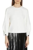 Women's Ba & Sh Welcome Stretch Cotton Top - Ivory