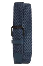 Men's Saturdays Nyc Shane Woven Belt, Size - Indigo Dye