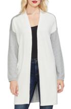 Women's Vince Camuto Colorblock Cardigan - Ivory