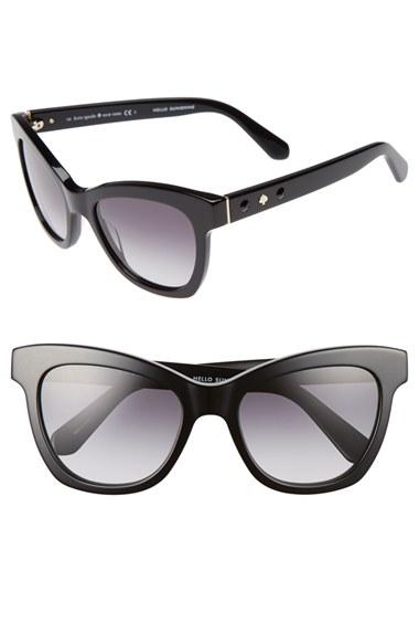 Women's Kate Spade New York 'krissy' 52mm Cat Eye Sunglasses -