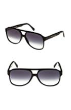 Women's Celine 62mm Oversize Aviator Sunglasses - Black/ Smoke