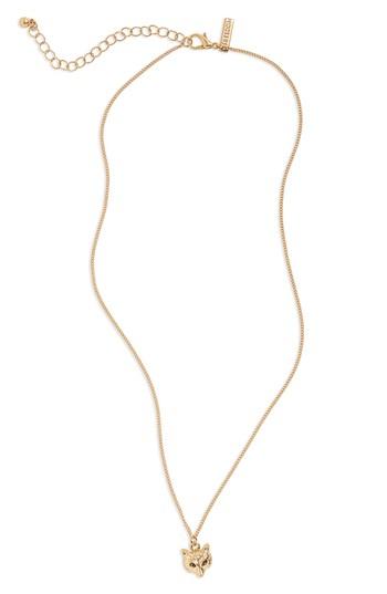 Women's Topshop Fox Ditsy Pendant Necklace