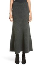 Women's Stella Mccartney Knit Wool Maxi Skirt Us / 36 It - Grey