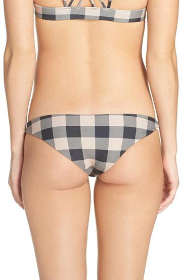 Women's Acacia Swimwear 'waikoloa' Brazilian Bikini Bottoms - Black