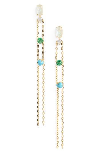 Women's Nadri Fizzy Chain Drop Earrings