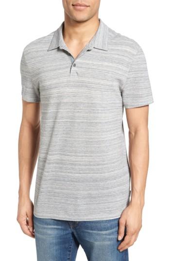 Men's John Varvatos Star Usa Cotton Polo, Size - Grey