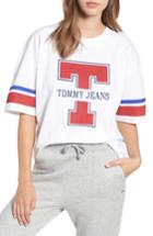 Women's Tommy Jeans Tjw Football Logo Tee - White