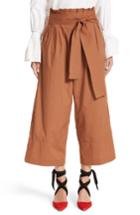 Women's Rejina Pyo Wide Leg Belted Paperbag Pants Us / 6 Uk - Brown