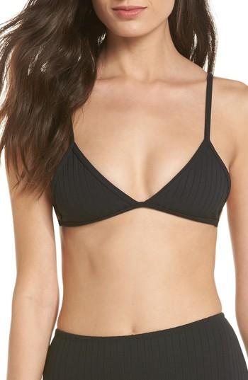 Women's Static Sunset Bikini Top - Black