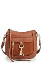 Rebecca Minkoff Dog Clip Leather & Suede Saddle Bag -