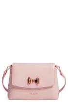Ted Baker London Leather Crossbody Bag - Pink