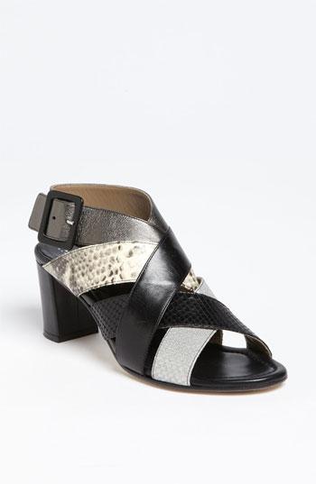 Anyi Lu 'zara' Sandal Black/ Silver