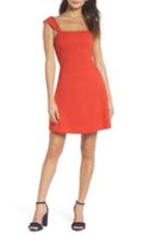 Women's Ali & Jay Night At The Improv Ponte Fit & Flare Minidress - Red