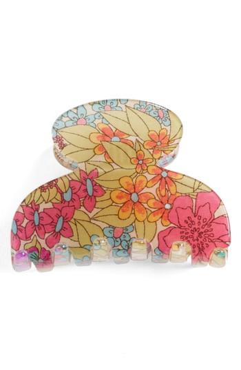 France Luxe Small Couture Jaw Clip, Size - Pink