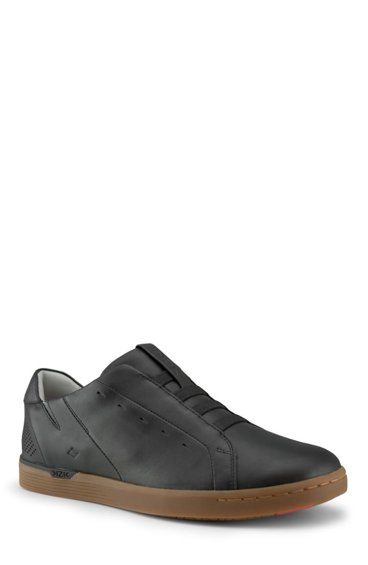 Men's Kizik New York Gum Bottom Slip-on Sneaker M - Black