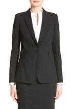 Women's Akris Punto Long One-button Jacket - Black