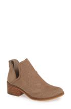 Women's Steve Madden Lancaster Perforated Bootie M - Beige