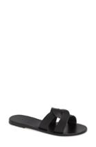 Women's Ancient Greek Sandals Desmos Slide Sandal Us / 35eu - Black