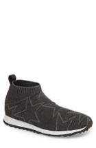 Men's Jimmy Choo Norway Mid Knit Sock Sneaker Us / 39eu - Black