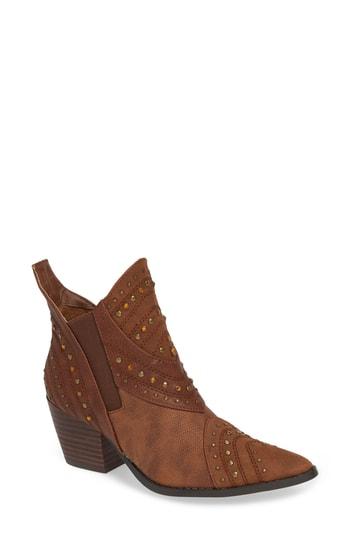 Women's Coconuts By Matisse Storm Western Bootie M - Brown