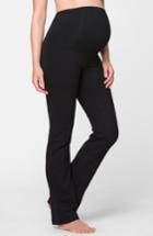 Women's Ingrid & Isabel Active Maternity Pants With Crossover Panel - Black