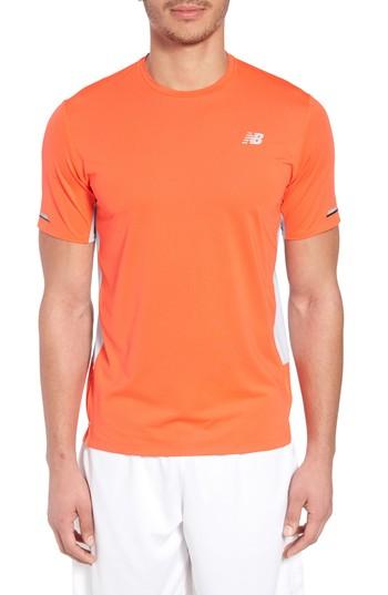 Men's New Balance Ice 2.0 Crewneck T-shirt, Size - Orange