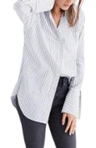 Women's Madewell Bristol Stripe Oversize Shirt