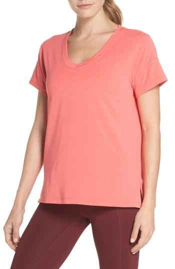 Women's Zella Ava Tee, Size - Coral