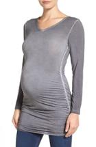 Women's Tart Maternity 'abbi' Ruched Maternity Tunic