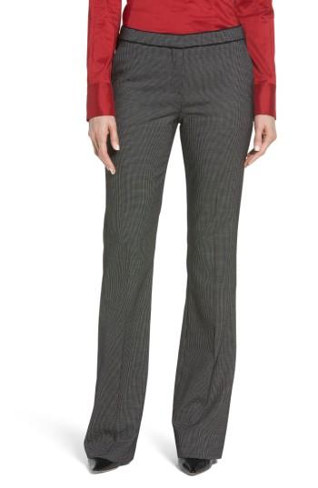 Petite Women's Boss Tulea Stretch Wool Suit Trousers P - Grey