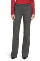 Petite Women's Boss Tulea Stretch Wool Suit Trousers P - Grey