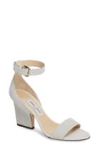 Women's Jimmy Choo Edina Ankle Strap Sandal Us / 34eu - White