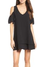 Women's Mary & Mabel Cold Shoulder Dress - Black