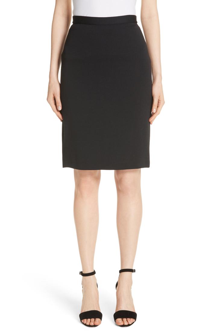Women's St. John Collection Milano Wool Blend Pencil Skirt