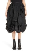 Women's Jw Anderson Balloon Side Tie Skirt Us / 12 Uk - Black