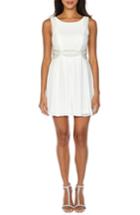 Women's Tfnc Malaga Beaded Minidress - Ivory