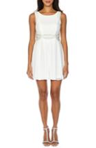 Women's Tfnc Malaga Beaded Minidress - Ivory