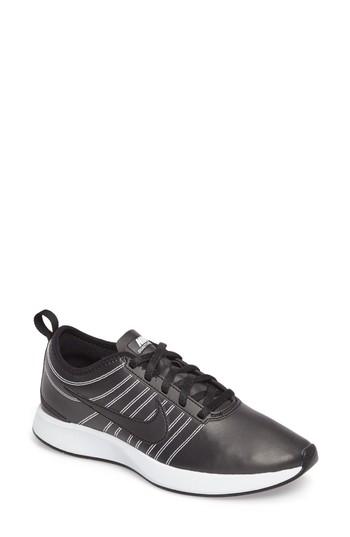 Women's Nike Dualtone Racer Prm Sneaker M - Black