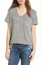 Women's Ag Tamara Paint Splatter Pocket Tee - Grey