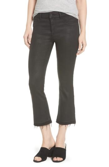 Women's Dl1961 Lara Instasculpt Crop Flare Jeans - Black