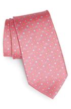 Men's Salvatore Ferragamo Graziel Print Silk Tie, Size - Pink